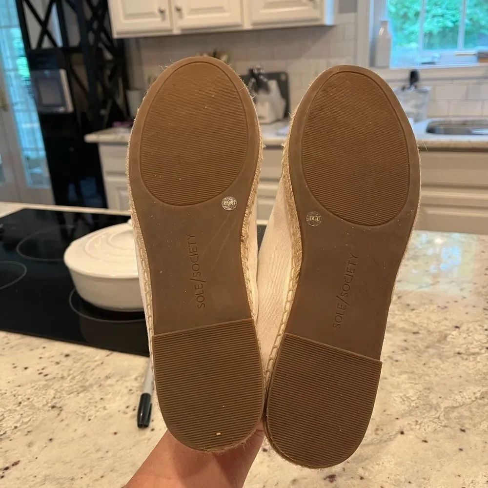 Sole Society Samree Leather & Twine Sneaker sz 11 EUC